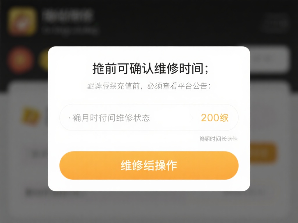 壹号娱乐维护期间充值与提现操作指南 (壹号娱乐维护期间充值与提现操作详细指南及注意事项) 提前确认维护时间:在进行充值前,务必查看平台公告,