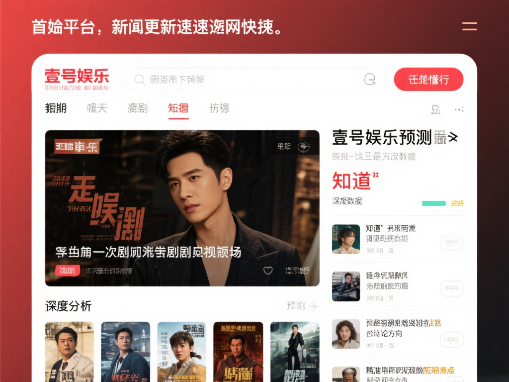 壹号娱乐预测网助你成为娱乐资讯达人 (壹号娱乐预测网,助你轻松成为娱乐资讯达人!) 首先,平台的资讯更新速度令人惊叹。无论是某位明星的